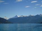 (130'128) - Eiger, M�nch und Jungfrau vom Thunersee aus am 3.