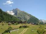 (146'240) - Chalets bei Blatten im L�tschental am 5.