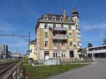 (149'443) - Historisches Geb�ude beim Bahnhof Arbon am 29.