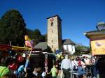 (130'276) - Die Kirche von Adelboden am 7.