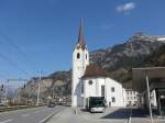 (159'316) - Die Kirche Fl�elen am 18.