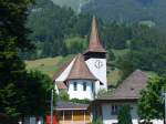 (161'976) - Die Kirche Frutigen am 7.