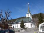 (168'955) - Die Kirche in Wildhaus am 27.