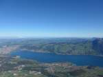 (155'821) - Aussicht vom Niesen auf den Thunersee am 19.