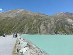 (209'028) - Der Mattmark Stausee am 18.