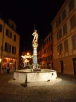 (131'116) - Brunnen in La Neuveville am 26.