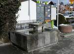 (258'833) - Brunnen von 1974 am 22. Januar 2024 in Riggisberg, Post