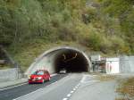 (130'321) - Im Frutigspissen Ladholz: Linterfluhtunnel-Einfahrt auf der Ladholzseite am 11.
