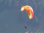 (185'858) - Gleitschirmflieger am 15. Oktober 2017 am Tschenten oberhalb Adelboden
