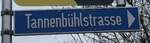 (284'130) - Strassenschild - Tannenb�hlstrasse . am 12. Januar 2026 in Blumenstein