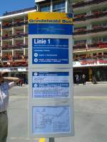 (134'752) - Grindelwald Bus-Haltestelle - Grindelwald, Bahnhof - am 3.