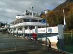 (148'046) - Motorschiff Brienz am 11. November 2013 an der Schiffl�ndte Interlaken Ost