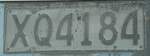 (242'124) - Autonummer aus Neuseeland - XQ4184 - am 5.