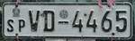 (242'125) - Autonummer aus Sri Lanka - VD-4465 - am 5.