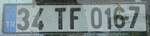 (242'140) - Autonummer aus der T�rkei - 34 TF 0167 - am 5.