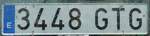 (242'142) - Autonummer aus Spanien - 3448 GTG - am 5.