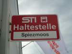 (129'133) - STI-Haltestelle - Spiez, Spiezmoos - am 23.