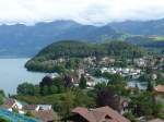 (154'425) - Schloss und Bucht in Spiez am 24.
