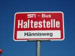 (128'182) - STI-Haltestelle - Thun, H�nnisweg - am 1.