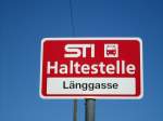 (128'192) - STI-Haltestelle - Thun, L�nggasse - am 1.