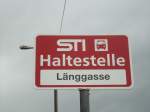 (133'210) - STI-Haltestelle - Thun, L�nggasse - am 12.