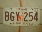 (138'409) - Autonummer aus Amerika - BGY 254 - am 31.