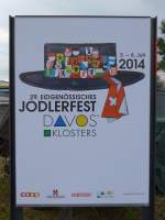 (151'602) - Plakat f�r das Eidgen�ssische Jodlerfest in Davos am 19.