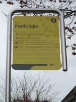 (157'718) - STI-Haltestelle - Thun, Postbr�cke - am 8.