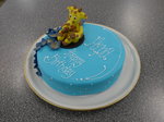 (169'214) - Geburtstagstorte aus Marzipan mit Giraffe am 9.