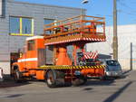 (201'661) - transN, La Chaux-de-Fonds - Nr. 51/NE 71 - Saurer Turmwagen am 16. Februar 2019 in Marin, D�p�t