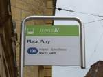 (164'787) - transN-Haltestelle - Neuch�tel, Place Pury - am 15.