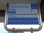 (153'898) - RTB-Haltestelle - Altst�tten, Bahnhof - am 16.