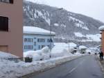 (148'801) - Die Bahnhofstrasse in Airolo am 9.