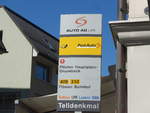 (202'815) - AAGU/PostAuto-Haltestelle - Altdorf, Telldenkmal - am 22.