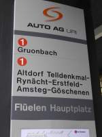 (150'557) - AAGU-Haltstelle - Fl�elen, Hauptplatz - am 10.