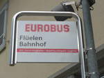 (195'449) - EUROBUS-Haltestelle - Fl�elen, Bahnhof - am 1. August 2018