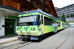 (279'167) - TPC-Pendelzug - Nr. 91 - am 17. August 2025 im Bahnhof Villars-sur-Ollon