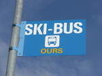 (178'186) - Ski-Bus-Haltestelle - Les Collons, Ours - am 28.