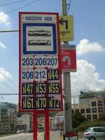 (128'522) - Bus-Haltestelle - Bratislava, Hodzovo N�m - am 10.
