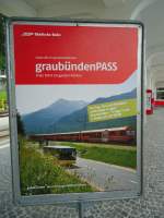(128'718) - Plakat f�r den graub�ndenPASS am 13.